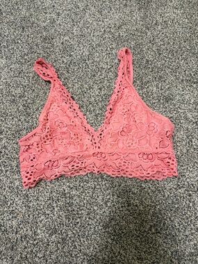aerie Pink Lace Bralette
